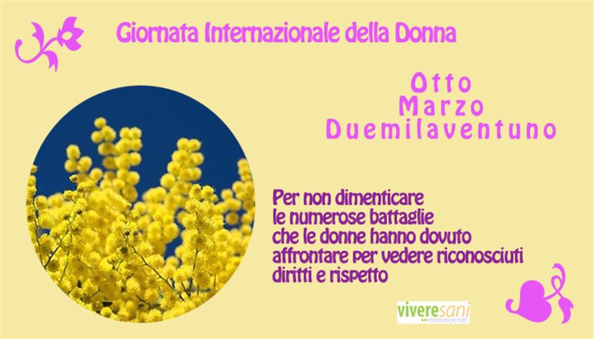 Giornata Internazionale della Donna Giornata Internazionale della Donna